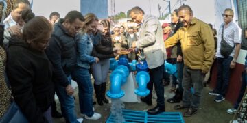 Gestiona Ricardo Moreno más agua para Toluca con rehabilitación de pozo en 8 Cedros