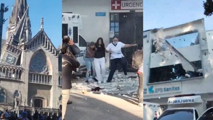 Tragedia en Colombia: confirman al menos 20 muertos por el terremoto y hay personas atrapadas en edificios colapsados