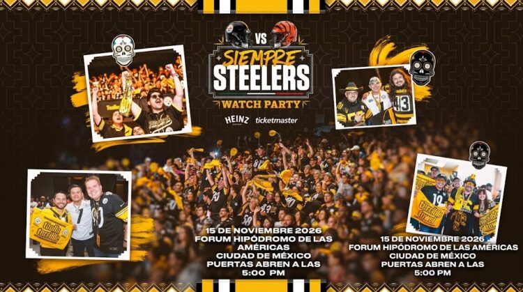 #Siempresteelers Watch Party regresa a México con el emocionante clásico vs Bengals