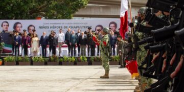 Reconoce Gobierno del Estado legado de los Niños Héroes y convoca a fortalecer la unidad institucional