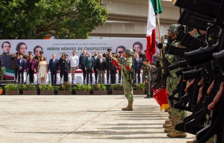 Reconoce Gobierno del Estado legado de los Niños Héroes y convoca a fortalecer la unidad institucional