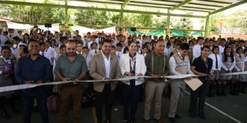 Entrega Gobierno de Morelos nueva techumbre para mejorar espacios educativos en Xochitepec