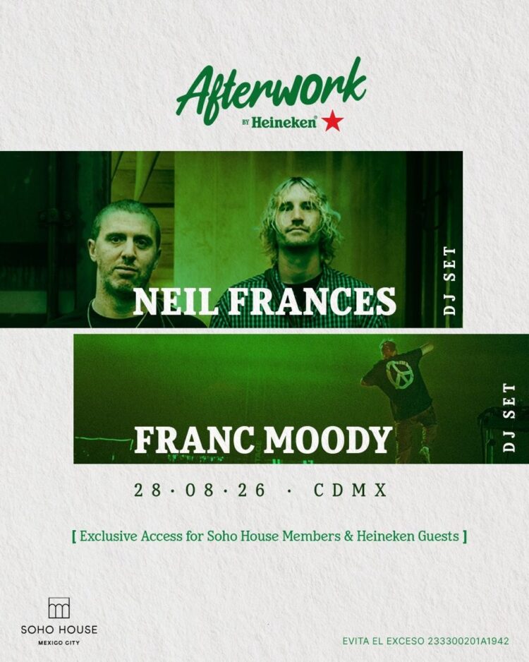 Franc Moody & Neil Frances hicieron vibrar Soho House como parte de Afterwork by Heineken Vol. 2
