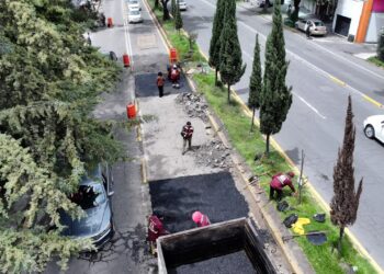 Invita Ricardo Moreno a las y los vecinos prever tiempos de traslado y usar vías alternas por labores de bacheo