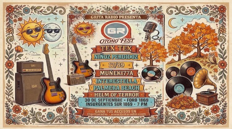 Grita Radio celebra el otoño con música en vivo y entrada gratuita en el Foro 1869