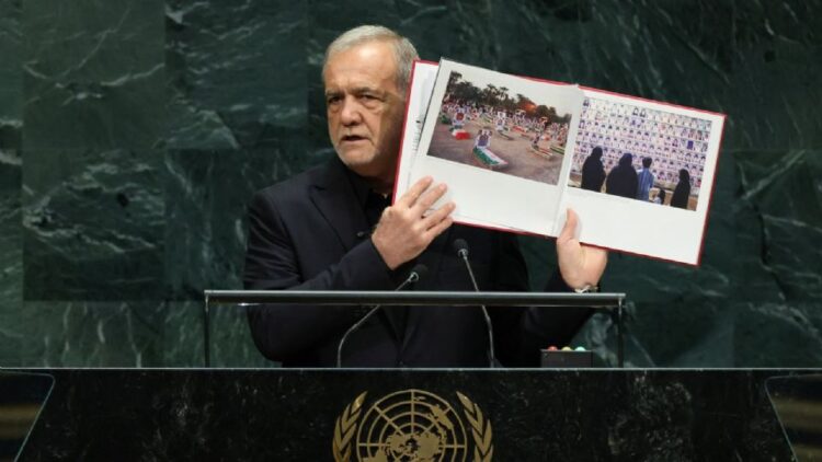 Representante de EU abandona la Asamblea General de la ONU después de que el presidente de Irán los llamara terroristas