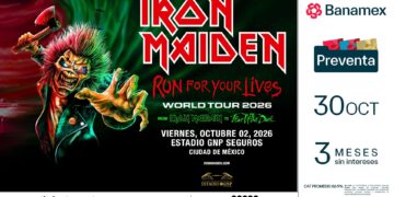 Iron Maiden regresa a México con una noche de clásicos y 50 años de heavy metal