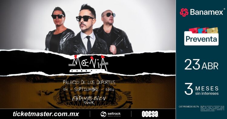 Moenia llega este jueves por primera vez al Palacio de los Deportes