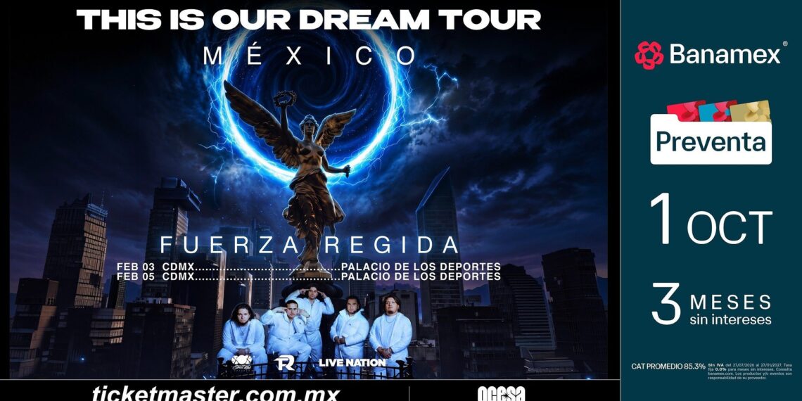Fuerza Regida vuelve a la Ciudad de México con dos noches de This Is Our Dream Tour