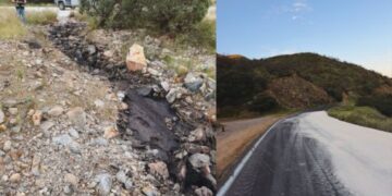 Profepa atiende derrame de 12 mil litros de ácido sulfúrico tras volcadura en Sonora