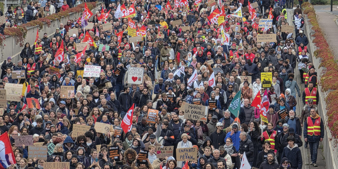 Francia despliega 70 mil policías ante nuevas protestas por el costo de vida y contra la ultraderecha