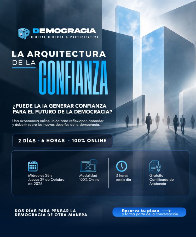 La ciudadanía ve oportunidades en la democracia digital, pero reclama más confianza, transparencia y seguridad, según un estudio de la Fundación Liderar con Sentido Común