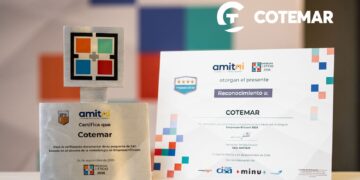 Cotemar obtiene la Certificación AMITAI® / Empresas+Éticas® y se posiciona en el Ranking E+E 2026
