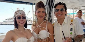 Jocessita y Edwin Luna avivan rumores de romance tras coincidir en el cumpleaños del cantante