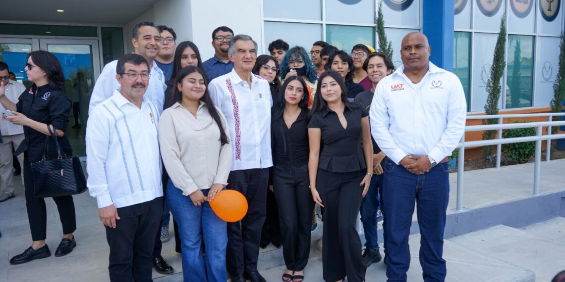 Inauguran Américo y Dámaso nuevos espacios universitarios en Nuevo Laredo