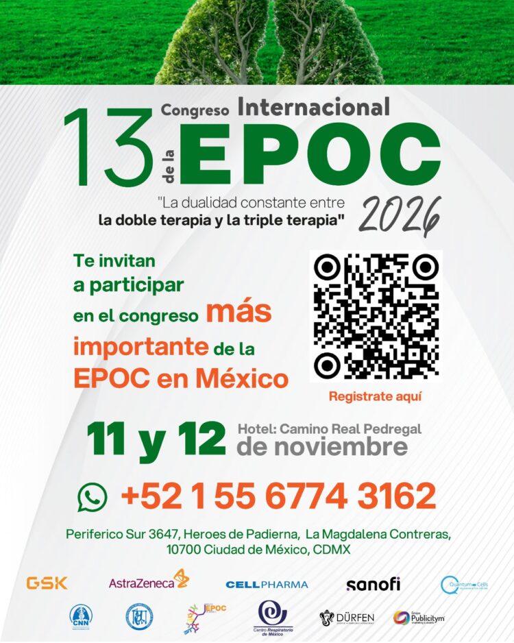 Impulsa congreso detección temprana contra EPOC y secuelas