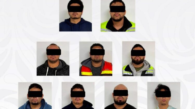 Operativo contra el robo a transportistas: caen nueve sujetos en SLP y aseguran más de mil 800 antenas para inhibidores de señal