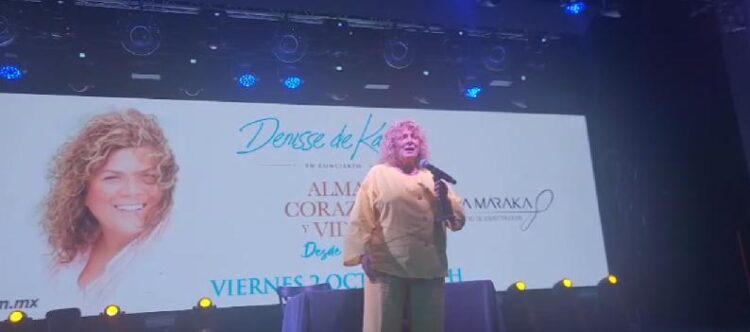 Denisse de Kalafe regresa a La Maraka con nuevas canciones y su show Alma, Corazón y Vida