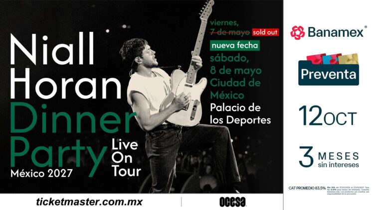 Niall Horan suma una segunda noche en el Palacio de los Deportes