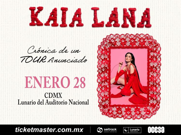 Kaia Lana llevará su crónica de desamor al Lunario en enero de 2027