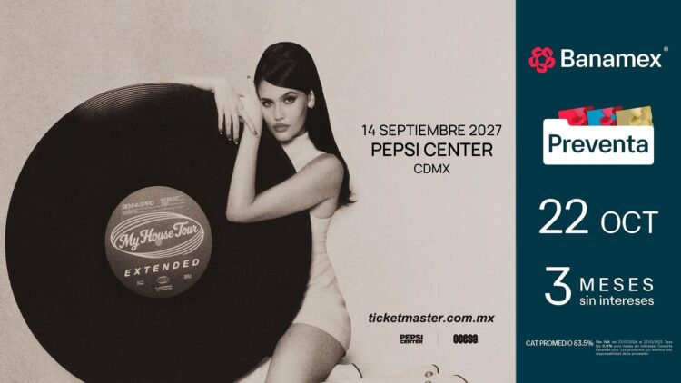 Sienna Spiro llegará al Pepsi Center WTC con My House Tour (Extended)