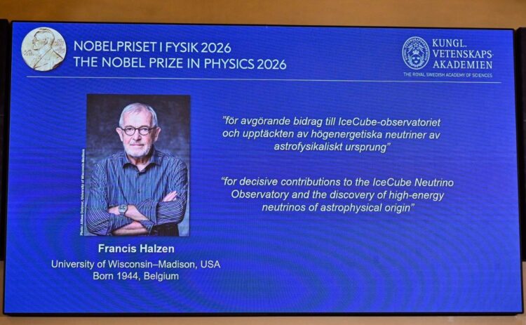Premio Nobel de Física a Halzen por hallazgo de neutrinos de alta energía de origen astrofísico